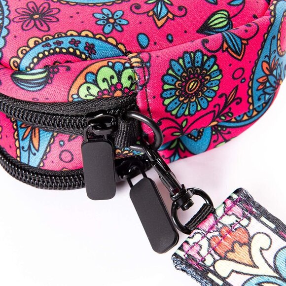 Neoprene Mobile Wristlet Clutch Bag Smartphone Holder Pouch Women's - Picture 4 of 6